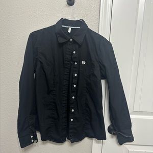 Black Womens Cinch Shirt